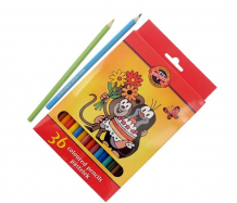 Купить koh-i-noor набор цветных карандашей крот 36 цветов 3655/36 26ks