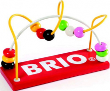 Купить деревянная игрушка brio развивающий лабиринт с бусинками 30164