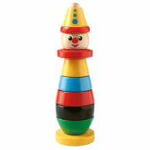Купить деревянная игрушка brio пирамидка клоун 30120 30120