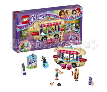 Купить конструктор lego friends 41129 лего подружки парк развлечений: фургон с хот-догами 41129