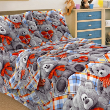 Купить постельное белье letto тэдди (3 предмета) teddy50