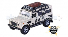 Купить пламенный мотор машинка инерционная landrover defender сафари (свет, звук) 1:32 87512