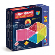 Купить конструктор magformers магнитный window solid 14 элементов 714005