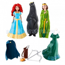 Купить disney игровой набор храбрая сердцем с мини-куклами - принцесса мерида и элинор мини-замок мериды x4947