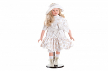 Купить dnenes/carmen gonzalez кукла кэндел в платье в бежевых тонах и шляпке 72 см 05232