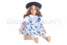 Купить dnenes/carmen gonzalez кукла натали в платье гжель и широкополой шляпе 60 см 06033