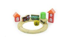 Купить деревянная игрушка мир деревянных игрушек трасса локомотив д406