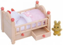 Купить sylvanian families игровой набор детская кроватка 4462