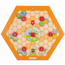Купить деревянная игрушка beleduc настенный игровой элемент пчелы.природа 23760