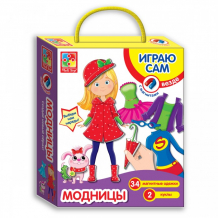 Купить vladi toys магнитная игра одевашка модницы vt3702-01