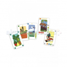 Купить djeco детская настольная карточная игра зоопарк 5188