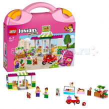 Купить конструктор lego juniors 10684 лего джуниорс чемоданчик супермаркет 10684