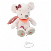 Купить мягкая игрушка nattou musical soft toy adele & valentine мышка музыкальная 424042