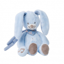 Купить мягкая игрушка nattou musical soft toy mini alex & bibiou музыкальная кролик 22 см 321068