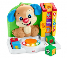 Купить развивающая игрушка fisher price смейся и учись умная панель ученого щенка первые слова fjc48