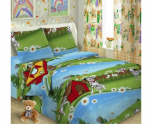 Купить постельное белье letto 1.5-спальное долматинец (3 предмета) dolmatinec50