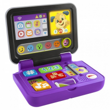 Купить развивающая игрушка fisher price смейся и учись ноутбук ученого щенка fxk38