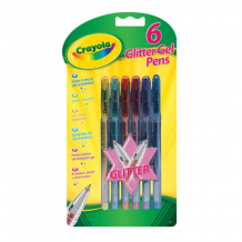 Купить crayola гелевые ручки блеск 6 шт. 7747