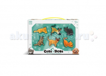 Купить viva terra коллекция фигурок cats&dogs кошки 6 шт. 67432