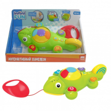 Купить каталка-игрушка 1 toy kidz delight интерактивный хамелеон т10505