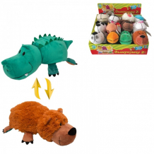 Купить мягкая игрушка 1 toy аллигатор-медвежонок вывернушка ням-ням 20 см т10921