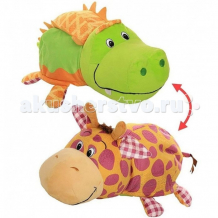 Купить мягкая игрушка 1 toy вывернушка ням-ням крокодильчик и жираф 35 см т13916