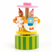 Купить деревянная игрушка фабрика фантазий шарманка музыкальная радостные клоуны 60084