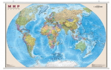 Купить ди эм би политическая карта мира 1:25 ламинированная на рейках прозрачный туб 122х79 осн1234474