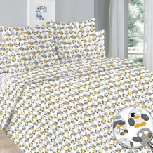 Купить постельное белье letto пингвинята (3 предмета) pingvinyata50