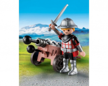 Купить конструктор playmobil экстра-набор рыцарь с пушкой 9441pm