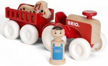 Купить деревянная игрушка brio набор мой родной дом фермерский трактор 30265