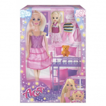 Купить toyslab (science agents) набор кукла ася спокойной ночи, малышка с мини-куклой 35095
