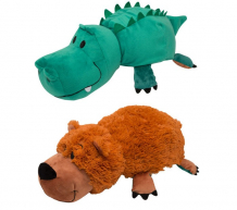 Купить мягкая игрушка 1 toy вывернушка 2 в 1 медведь-крокодил 40 см т12694