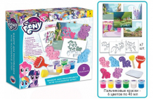 Купить май литл пони (my little pony) набор для рисования с трафаретами 36960