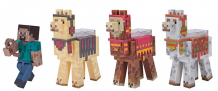 Купить minecraft набор фигурок steve with llama caravan 8 см tm16565