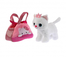 Купить мягкая игрушка мой питомец кошка в сумочке 15 см ct181197-20