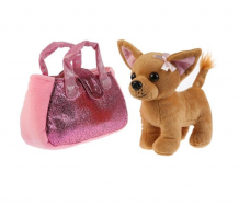 Купить мягкая игрушка мой питомец собака в розовой сумочке 15 см ct181172-19 ct181172-19