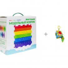Купить ортодон модульный №4 радуга и подвесная игрушка forest яркий кубик 