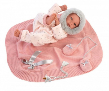 Купить llorens кукла младенец в розовом c одеяльцем 35 см l 63550
