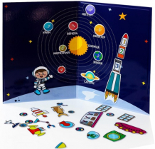 Купить база игрушек магнитная игра космос уд33