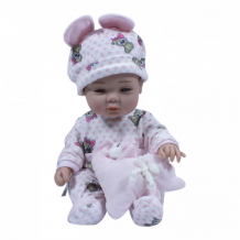 Купить berjuan s.l. кукла baby smile в розовой пижаме 30 см 494br