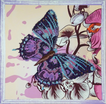 Купить color kit набор для вышивания бисером бабочка op001