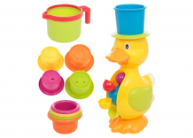 Купить развитика набор игрушек для купания уточка-водяное колесо ра-zy354241