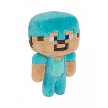 Купить мягкая игрушка minecraft happy explorer diamond steve plush 18 см tm10115