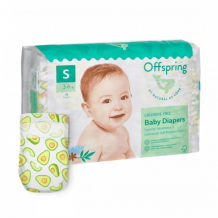 Купить offspring подгузники авокадо размер s (3-7 кг) 48 шт. diapers, s, avo
