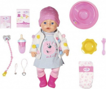 Купить zapf creation кукла baby born интерактивная стильная весна 43 см 826-690