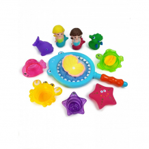 Купить яигрушка набор игрушек для ванной русалки с сачком 12303