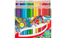 Купить kores карандаши цветные трехгранные 50 цветов 695631