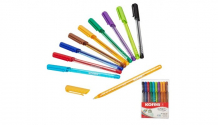Купить kores ручка шариковая k1-m в пластиковом пенале 10 шт. 472621