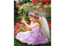 Купить paintboy картина по номерам веселый ангелок gx34618